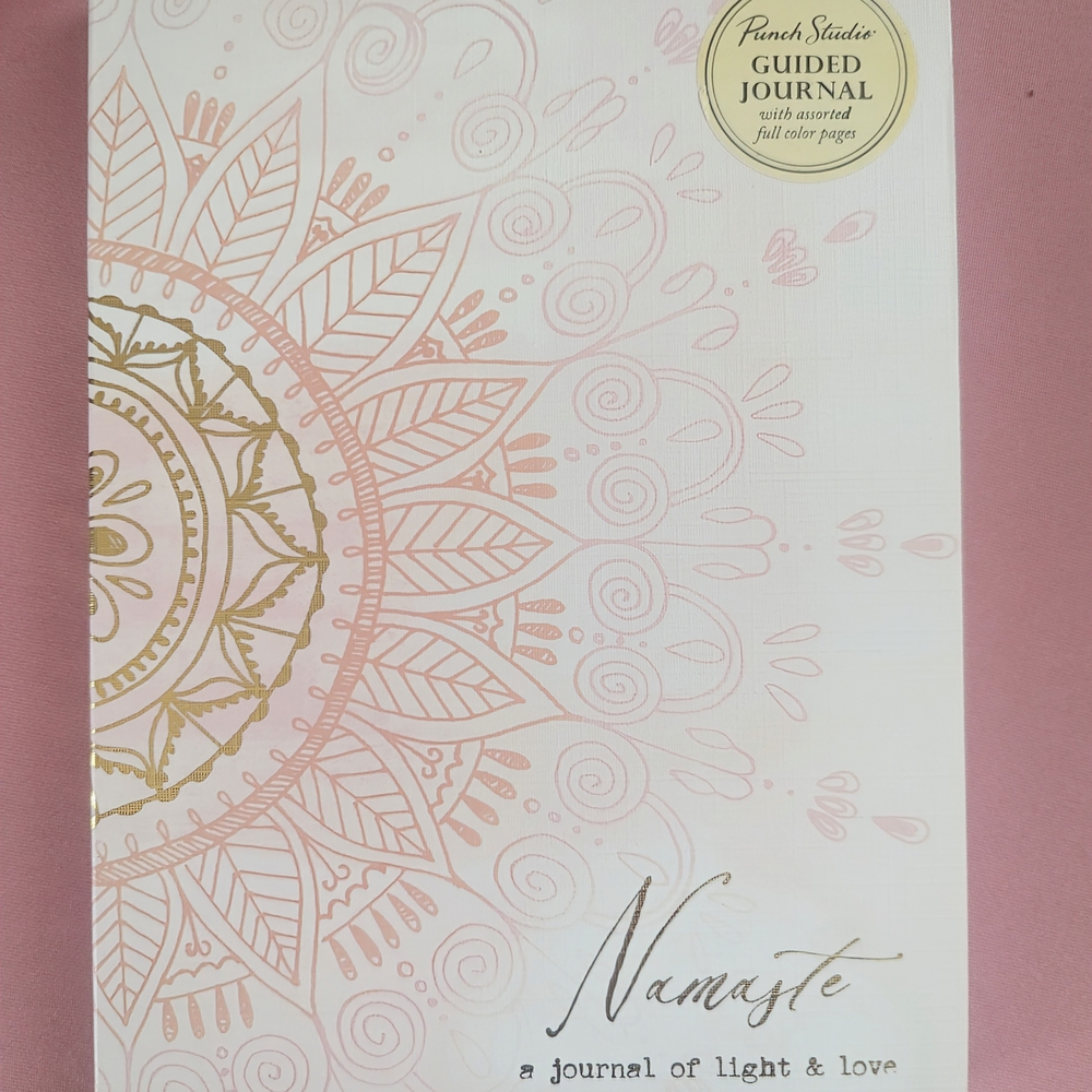 Namaste Guided Journal with Mandala Design